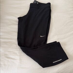 Nike Black Sports capri leggings